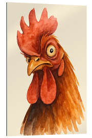 Gallery Print Lustiges Hahnporträt