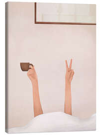 Leinwandbild Guten friedlichen Morgen