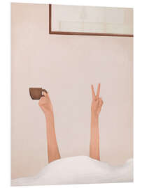 Hartschaumbild Guten friedlichen Morgen