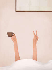 Magnettafel Guten friedlichen Morgen