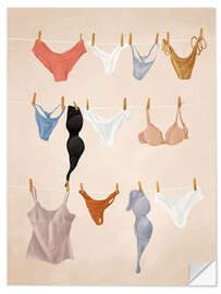 Sticker mural Underwear - Branka Kodžoman