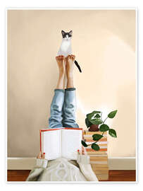 Poster Pfoten und Prosa