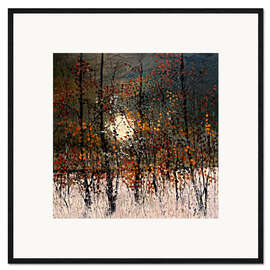 Gerahmter Kunstdruck Wintermond