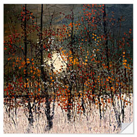 Wandsticker Wintermond