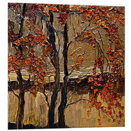 Hartschaumbild Herbst