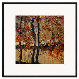 Gerahmter Kunstdruck Herbst