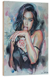 Holzbild Fading Fragrance II - EllectraArt