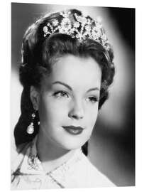 Hartschaumbild Romy Schneider in "Sissi", 1957