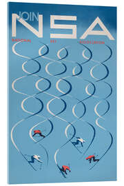 Acrylglasbild Join the National Ski Association