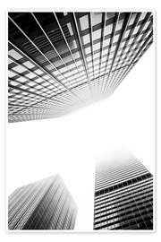 Poster Wolkenkratzer in Manhattan