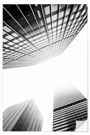 Wandsticker Wolkenkratzer in Manhattan