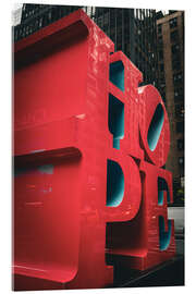 Acrylglasbild Hope Schriftzug in New York - Flo Klein