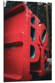 Alubild Hope Schriftzug in New York - Flo Klein