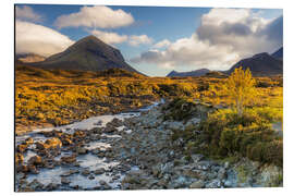 Aluminium print Autumn landscape on the Isle of Skye, Scotland - Moqui, Daniela Beyer