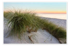 Wandbild Stille am Weststrand - Moqui, Daniela Beyer