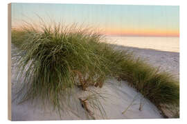 Holzbild Stille am Weststrand - Moqui, Daniela Beyer