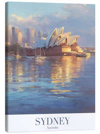 Leinwandbild Sydney Retro Reisekunst