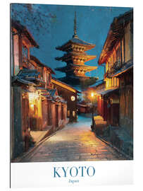 Gallery Print Kyoto, Japan, Retro Reisekunst