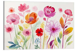 Magnettafel Wunderliche Mittsommer-Wildblumen