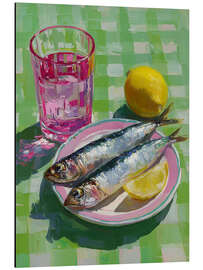 Magnettafel Frische Sardinen