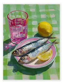 Poster Frische Sardinen