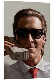 Hartschaumbild American Psycho, Patrick Bateman