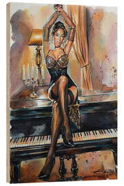 Holzbild Heartstrings I