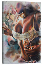 Leinwandbild Champagne Dream - EllectraArt