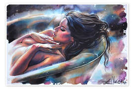 Poster Shallow Waters - EllectraArt