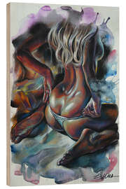 Holzbild Caramel - EllectraArt