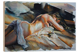 Holzbild Seven Sunsets VII - EllectraArt