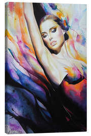 Leinwandbild Black swan II - EllectraArt