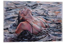 Hartschaumbild Breathe - EllectraArt