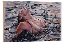 Holzbild Breathe - EllectraArt