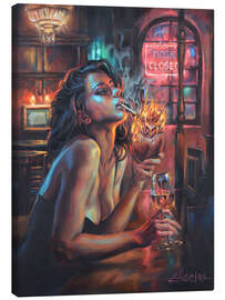 Leinwandbild Bad Habit - EllectraArt