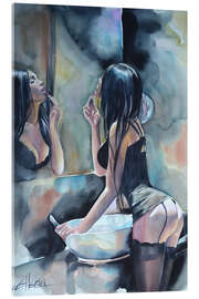 Acrylglasbild Heroine Lips