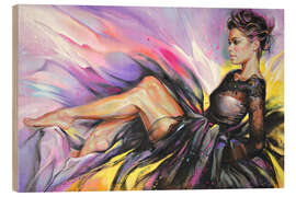 Holzbild Misty Copeland - EllectraArt