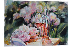 Gallery Print Rosa Pfingstrosen