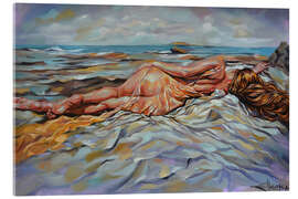 Acrylglasbild Blaue Wellen - EllectraArt