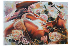 Acrylglasbild Blumensträuße und Rosen - EllectraArt