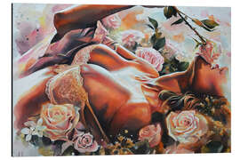 Alubild Blumensträuße und Rosen - EllectraArt