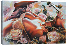 Leinwandbild Blumensträuße und Rosen - EllectraArt