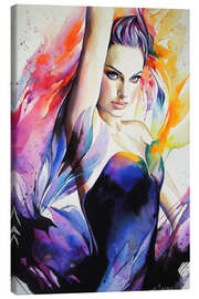 Leinwandbild Black Swan - EllectraArt