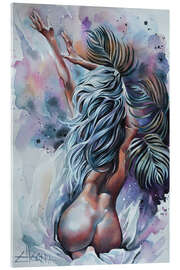 Acrylglasbild Palmblätter - EllectraArt