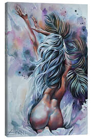 Leinwandbild Palmblätter - EllectraArt