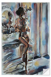 Wandsticker White Lace