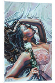 Gallery Print Weiße Rose