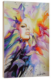 Holzbild Schmetterlinge - EllectraArt