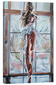 Leinwandbild Fenster - EllectraArt