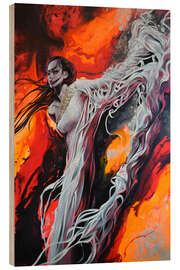 Holzbild Glowing East - EllectraArt